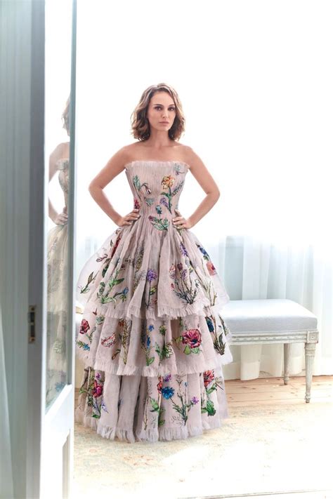 dior flower dress natalie portman|natalie portman britney spears.